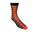 Burnt Orange, Navy Bamboo Socks
