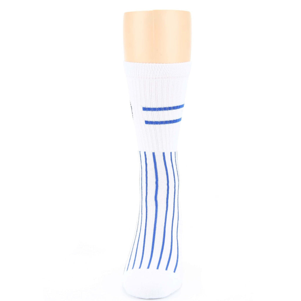 White Milwaukee Brewers Socks - Men's Athletic Crew Socks