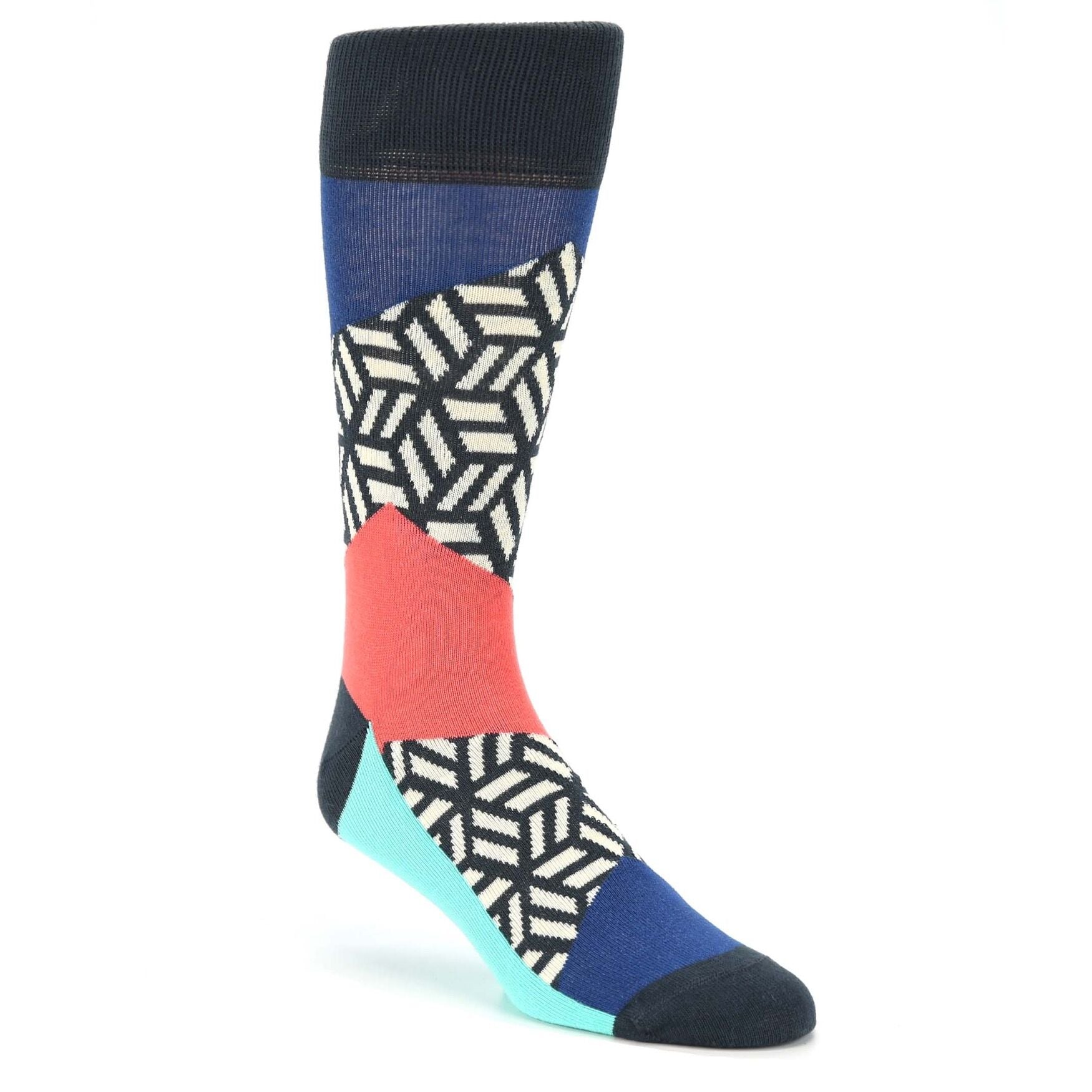 Hex Block Socks - Men's Gift Box 3 Pack