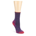 Plum Hiker Micro Crew Cushion - Women's Wool Hiking Socks