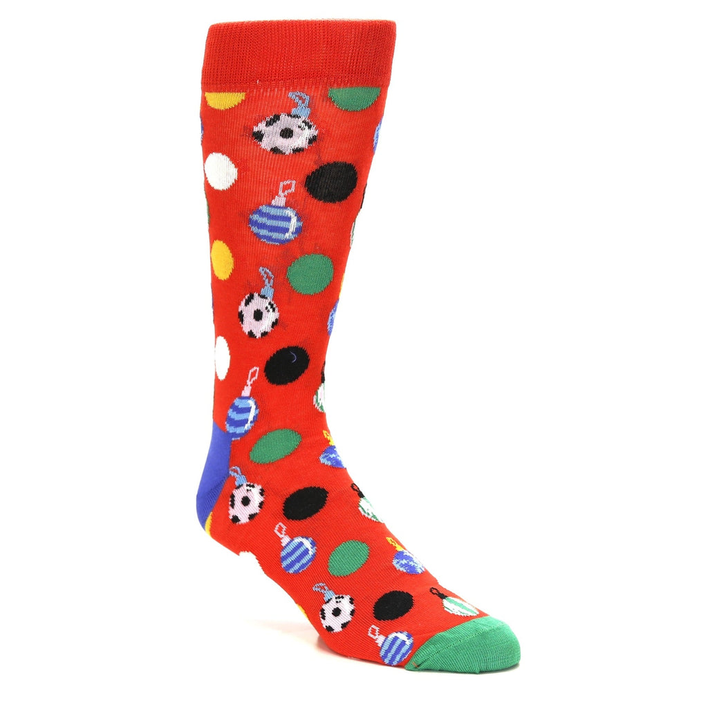 Christmas Baubles - Men's Sock Gift Box 2 Pack