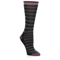 Morgan Crew Charcoal Merino Wool Socks - Women's Lifestyle Socks
