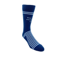 Blue Yes to Michigan Dress Socks