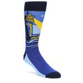 Blue Beach Lighthouse on Pier Men's Dress Socks
