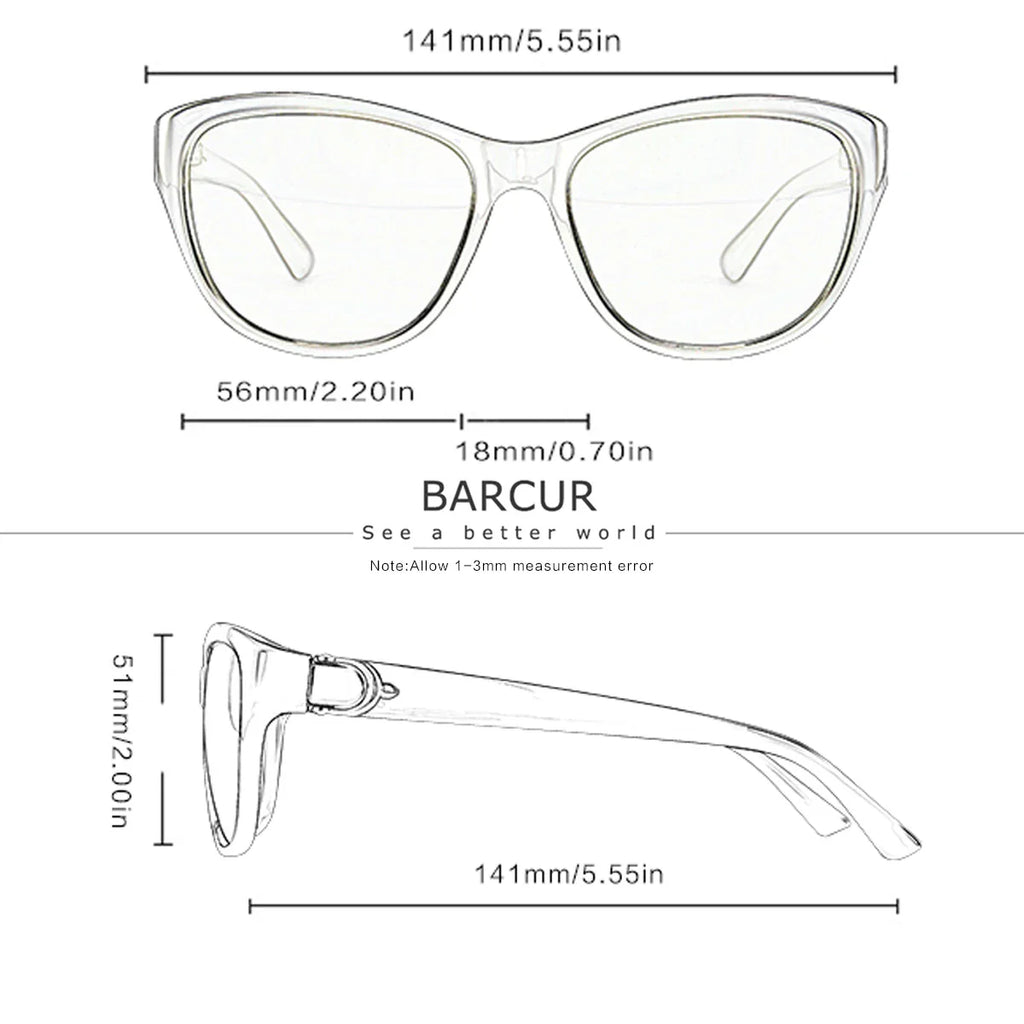BARCUR Polarized Men’s Fashion Sunglasses – Elliptical Gradient TAC Lens with UV400 Protection – Lightweight Stainless Steel Frame Stylish Summer Eyewear for Travel Driving & Outdoor Gift Occasions